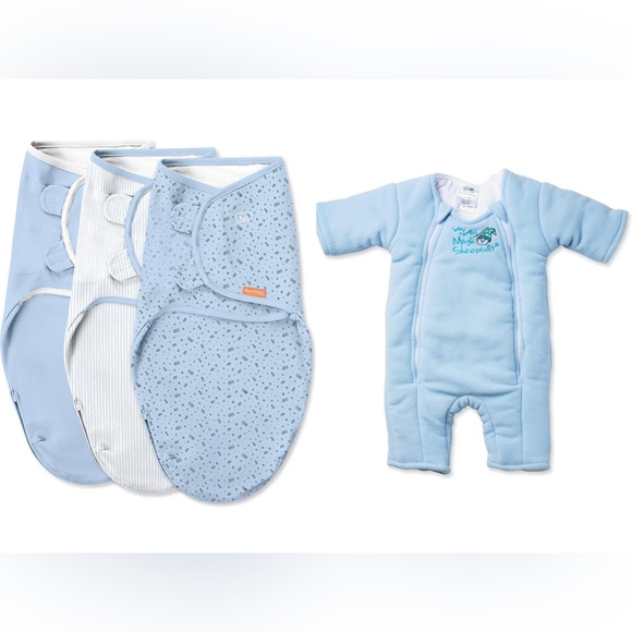 swaddle me Other Baby Swaddle 3pack And Merln Sleep Suit New Poshmark